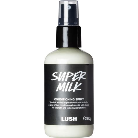 super milk lush amazon|lush super milk conditioning spray.